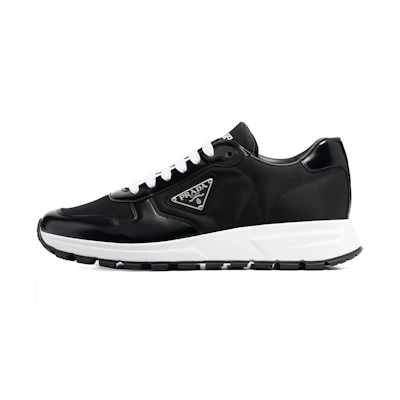 Prada Prax 01 'Black Leather Low-Top'