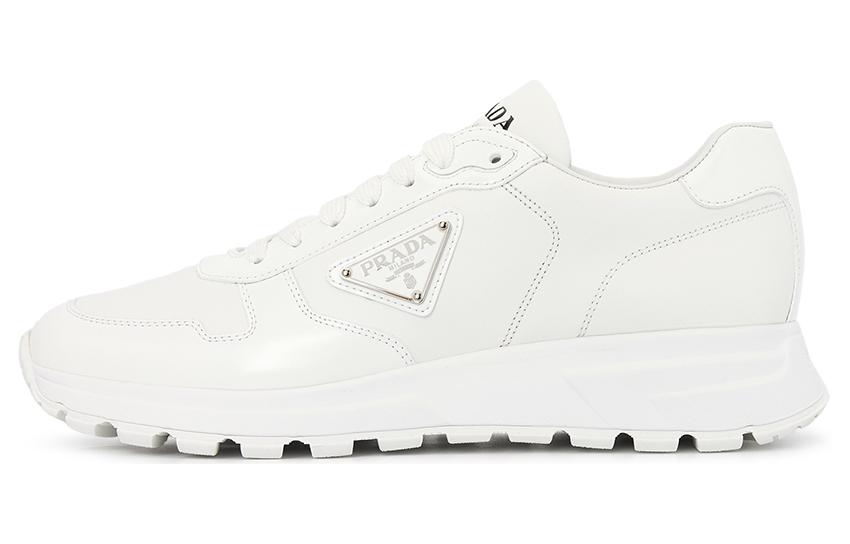 Prada Prax 01 'White Leather Low-Top'