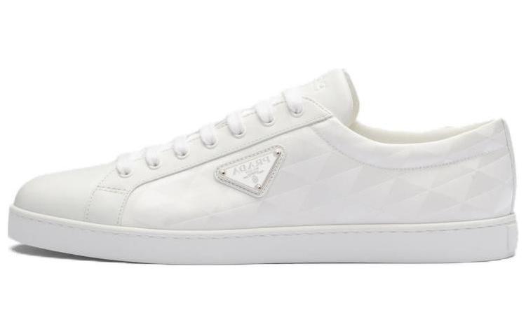 PRADA プラダ ホワイト レザー スニーカー厚底 楽天市場】【プラダ】Prada 23AW レザー×メッシュ システム