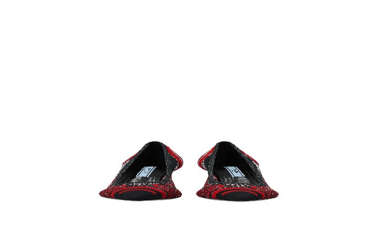 Prada Pumps 'Black Red' 1I192LKNIT1NEROSCARLATTO