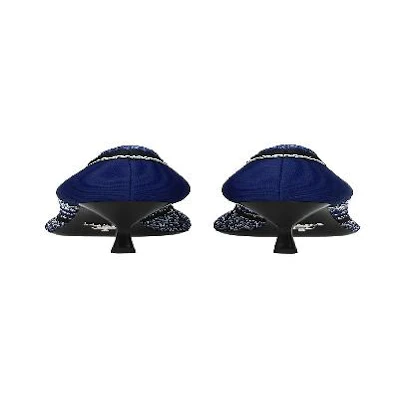 Prada Pumps 'Blue Black Knit'