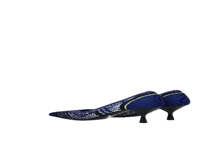 Prada Pumps 'Blue Black Knit' 圖 3