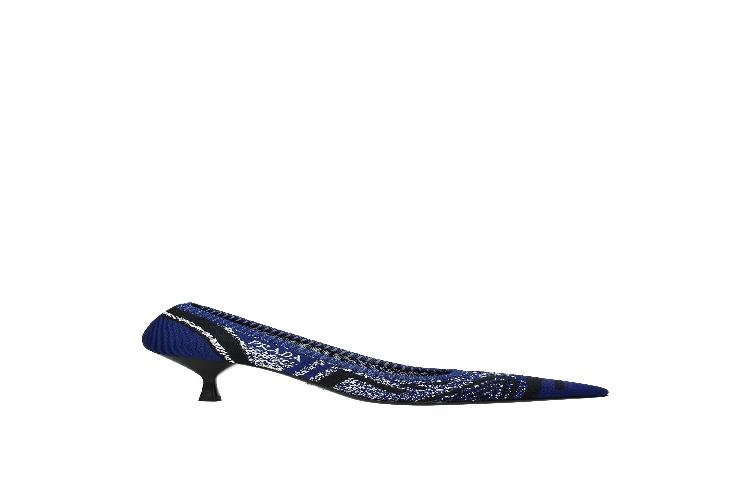 Prada Pumps 'Blue Black Knit' 圖 4