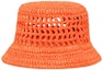 Lookbook プラダ ラフィア オレンジ バケットハット ユニセックス. 1HC137-2A2T-F0049