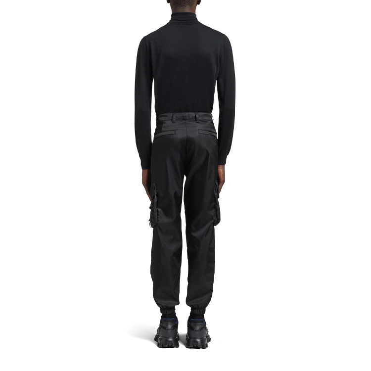 PRADA Re-Nylon Black Slim Fit Joggers with Side Pockets Men’s SS21. SPH130-1WQ8-F0002-S-211 圖 4