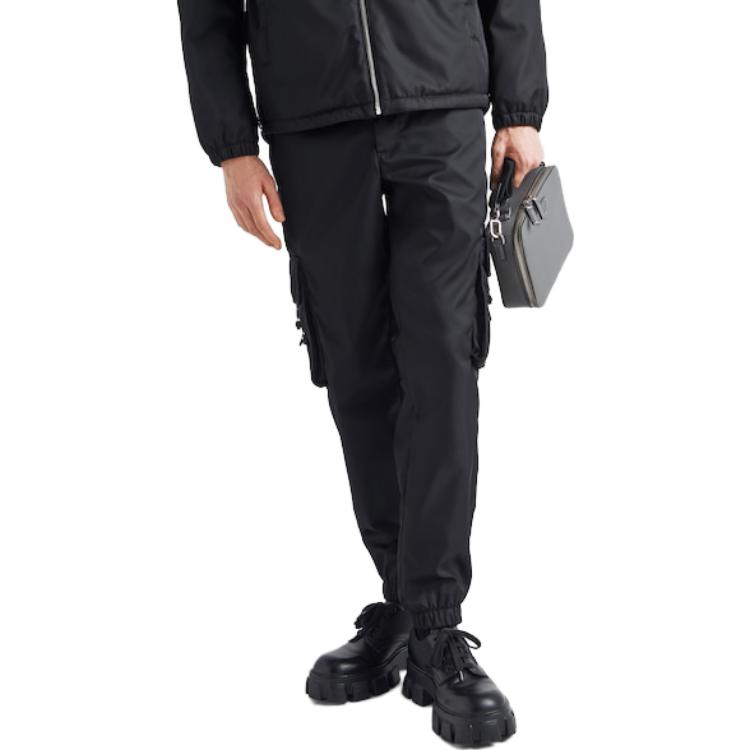 PRADA Re-Nylon Black Slim Fit Joggers with Side Pockets Men’s SS21. SPH130-1WQ8-F0002-S-211 圖 7