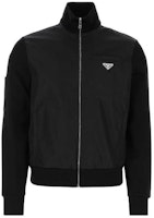 Chaqueta Prada Re-Nylon Negra con Cremallera y Cuello Alto para Hombre. UJL189-11JE-F0806-S-212 Order Chaqueta Prada Re-Nylon Negra con Cremallera y Cuello Alto para Hombre. UJL189-11JE-F0806-S-212