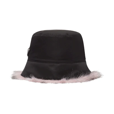 PRADA Re-Nylon Bucket Hat Unisex Couple Style. 1HC137-2DWS-F0BN9