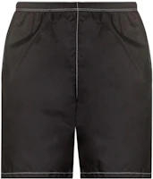 Order PRADA Re-Nylon Elastic Waist Swim Shorts Black. UB333-1WQ9-F0002