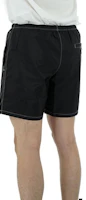 Sizing PRADA Re-Nylon Elastic Waist Swim Shorts Black. UB333-1WQ9-F0002