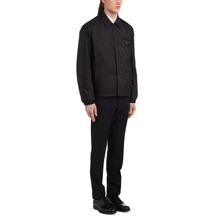 Details for PRADA Re-Nylon FW21 黑色三角標扣式腰帶外套 男款 SGB737-1WQ9-F0002-S-202