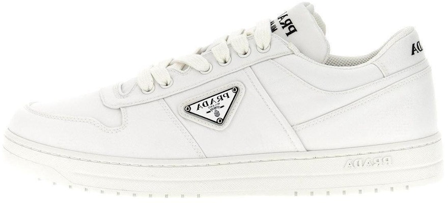 PRADA Prada Downtown 圓頭綁帶 低幫 板鞋 男款 白色 Buy PRADA Prada Downtown 圓頭綁帶 低幫 板鞋 男款 白色