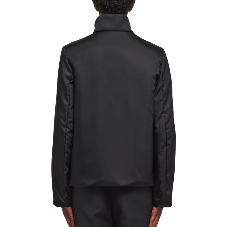Purchase PRADA Re-Nylon Logo Long Sleeve Jacket Black SGB642-1XVZ-F0002-S-202