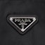 Shop PRADA 再生尼龍黑色寬鬆版防曬長袖襯衫 SC514-1WQ8-F0002-S-202