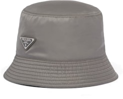 PRADA Re-Nylon Metal Bucket Hat for Men - Grey. 2HC137-2DMI-F0K44 PRADA Re-Nylon Metal Bucket Hat for Men - Grey. 2HC137-2DMI-F0K44