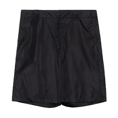 PRADA Re-Nylon SS21 Black Casual Bermuda Shorts SPG32-1WQ8-F0002-S-182