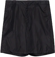 Order PRADA Re-Nylon SS21 黑色休閒百慕達短褲 SPG32-1WQ8-F0002-S-182