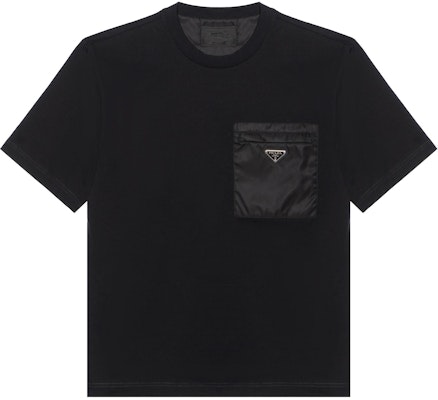 프라다 리나일론 SS22 블랙 트라이앵글 로고 니트 크루넥 티셔츠 UJN661-11CK-F0002-S-221 Buy 프라다 리나일론 SS22 블랙 트라이앵글 로고 니트 크루넥 티셔츠 UJN661-11CK-F0002-S-221