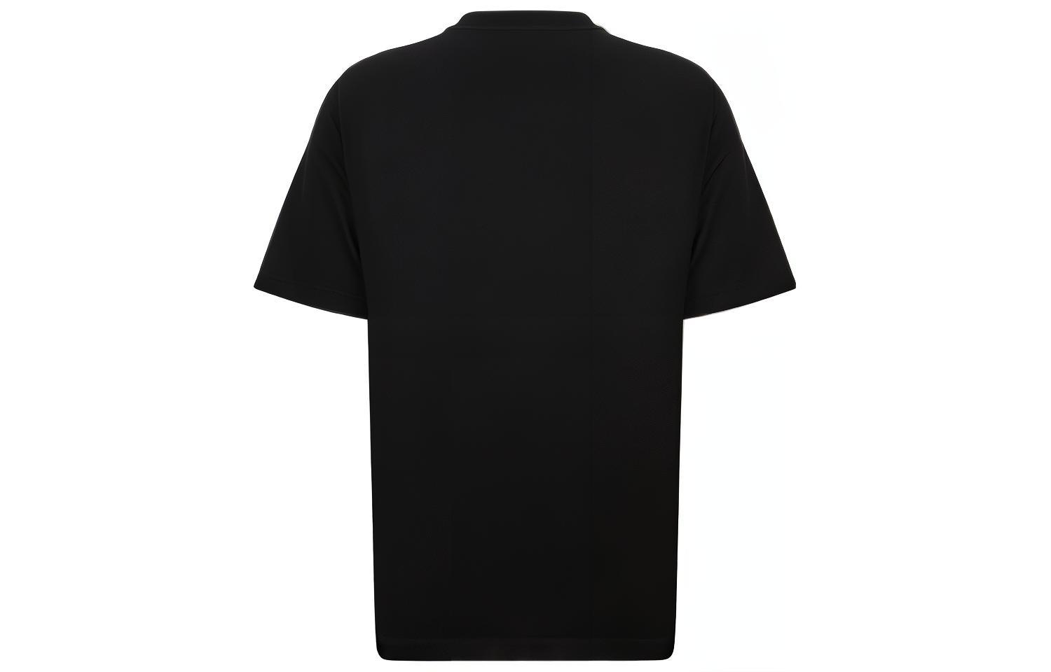 Lookbook 프라다 리나일론 SS22 블랙 트라이앵글 로고 니트 크루넥 티셔츠 UJN661-11CK-F0002-S-221