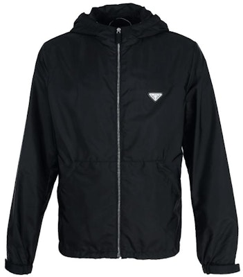 PRADA Re-Nylon SS23 Black Zipped Hooded Jacket. SGC220-1WQ9-F0002-S-231 Order PRADA Re-Nylon SS23 Black Zipped Hooded Jacket. SGC220-1WQ9-F0002-S-231