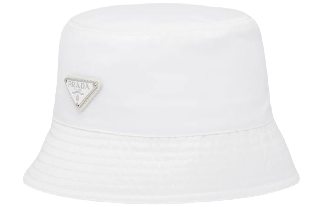 Order PRADA Re-Nylon Triangle Logo Bucket Hat Unisex Couple Style. 1HC137-2DMI-F0009