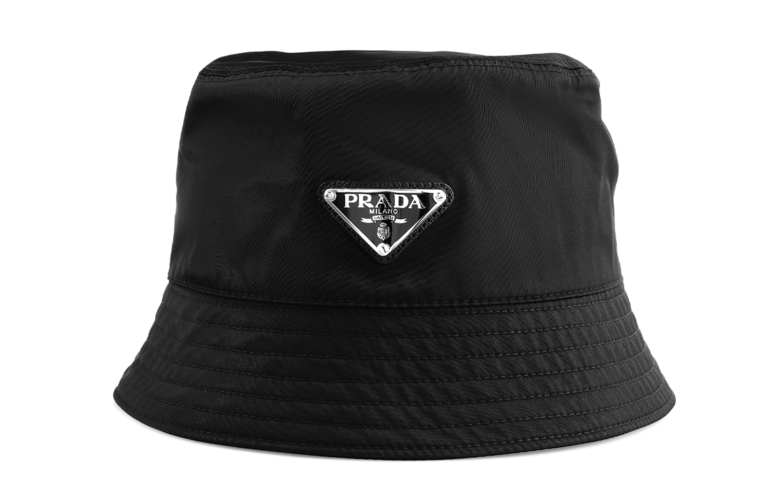 PRADA Re-Nylon Unisex Bucket Hat Black - Couples Edition 1HC137-5ECO-F0002