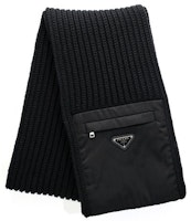 PRADA Re-Nylon Wool Scarf Unisex Couple Style UMS354 PRADA Re-Nylon Wool Scarf Unisex Couple Style UMS354