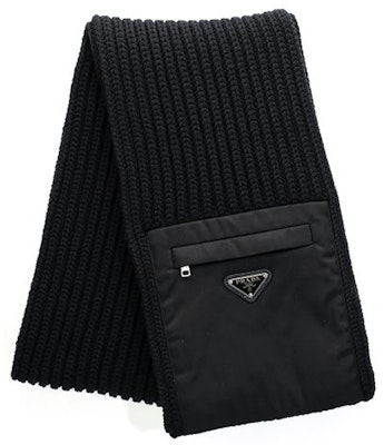 PRADA Re-Nylon Wool Syal Unisex Gaya Pasangan UMS354 Buy PRADA Re-Nylon Wool Syal Unisex Gaya Pasangan UMS354