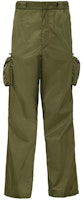 PRADA Re Nylon Logo Straight-Leg Casual Pants Green SPH392-1WQ8-F0466-S-OOO PRADA Re Nylon Logo Straight-Leg Casual Pants Green SPH392-1WQ8-F0466-S-OOO