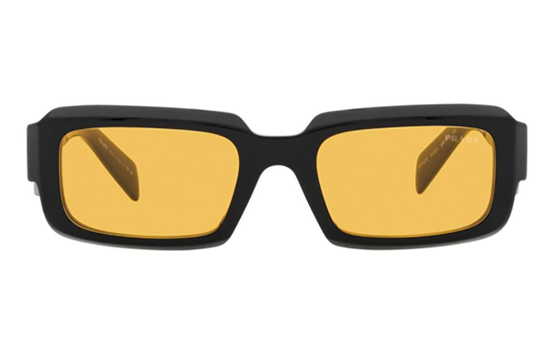 PRADA Rectangle Sunglasses for Men Black with Logo Print Design. PR27ZS16K70A 圖 4