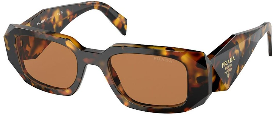 PRADA Cermin Mata Rectangle Tortoiseshell Unisex Rekaan Pasangan dengan Logo Ukiran 0PR17WSFVAU2Z1 Buy PRADA Cermin Mata Rectangle Tortoiseshell Unisex Rekaan Pasangan dengan Logo Ukiran 0PR17WSFVAU2Z1
