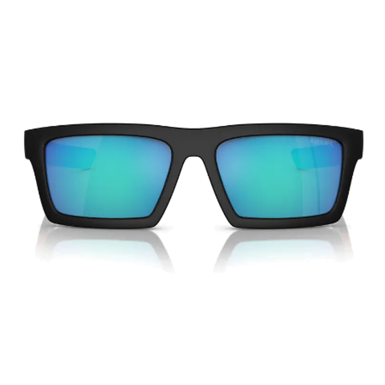 PRADA Rectangular Black Sunglasses Unisex Logo Temple Couple Style Sunglasses SPS02Z1BO08R 圖 4