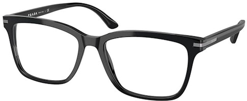 PRADA Rectangular Optical Glasses Unisex Black - Casual & Comfortable Design 0PR14WVF-1AB1O1 PRADA Rectangular Optical Glasses Unisex Black - Casual & Comfortable Design 0PR14WVF-1AB1O1