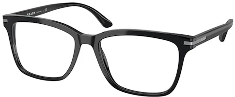 Order PRADA 長方形黑色光學眼鏡 男女適用 - 時尚舒適設計 0PR14WVF-1AB1O1