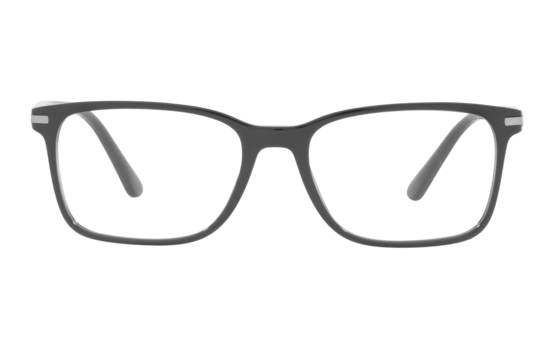 Lookbook PRADA Rectangular Optical Glasses Unisex Black - Casual & Comfortable Design 0PR14WVF-1AB1O1