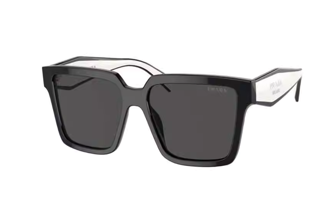 Order PRADA 复古方形太阳镜 米色情侣款 带标志镜腿 SPR24ZF-1AB5S057