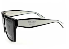 Shop PRADA Retro Square Sunglasses with Logo Temple Beige Unisex Couples Style SPR24ZF-1AB5S057