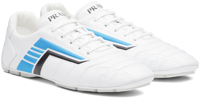 PRADA 普拉達 Rev 透氣防滑耐磨 皮革低筒運動鞋 白 Order PRADA 普拉達 Rev 透氣防滑耐磨 皮革低筒運動鞋 白