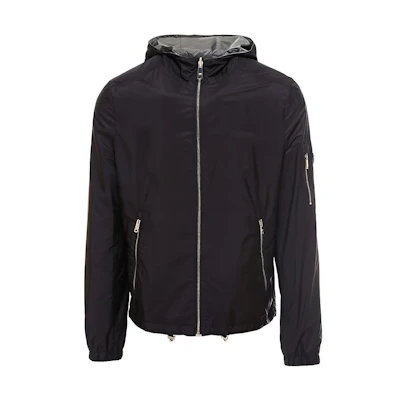 PRADA Reversible Casual Jacket for Men in Black. SGB484-1WQ9-F0N5A
