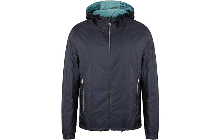 PRADA Reversible Hooded Jacket Navy Blue. SGB285Q04-F0OBL 圖 2