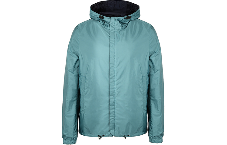 PRADA Reversible Hooded Jacket Navy Blue. SGB285Q04-F0OBL 圖 3