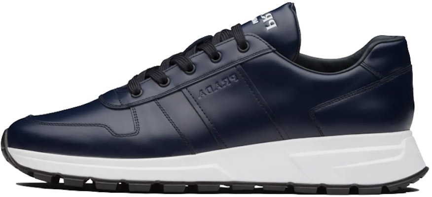 Prada Rois Leather Sneakers 'Blue Gloss' 4E3463_B4L_F073A_F_G000 Buy Prada Rois Leather Sneakers 'Blue Gloss' 4E3463_B4L_F073A_F_G000