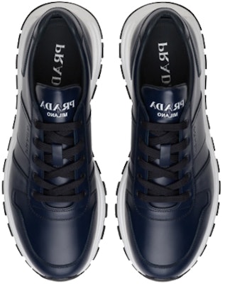 Prada Rois Leather Sneakers 'Blue Gloss' 4E3463_B4L_F073A_F_G000 Shop Prada Rois Leather Sneakers 'Blue Gloss' 4E3463_B4L_F073A_F_G000