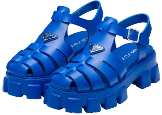 프라다 사파이어 블루 러버 샌들 (Prada Sapphire Blue Rubber Sandal) 2X3083-3LKK-F0013 Lookbook 프라다 사파이어 블루 러버 샌들 (Prada Sapphire Blue Rubber Sandal) 2X3083-3LKK-F0013