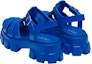 Purchase 프라다 사파이어 블루 러버 샌들 (Prada Sapphire Blue Rubber Sandal) 2X3083-3LKK-F0013