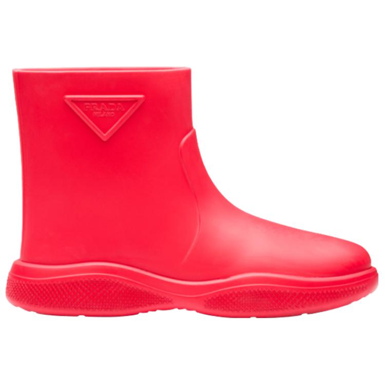 Prada Rubber Sleeve Ankle Boot 'Red' 圖 2