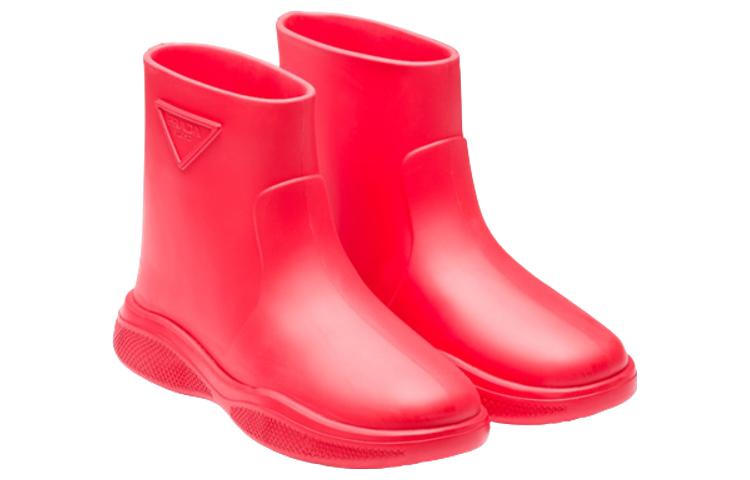 Prada Rubber Sleeve Ankle Boot 'Red' 圖 3