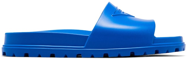 Prada Rubber Slide 'Sapphire Blue' 2X3085_3LKV_F0013 Prada Rubber Slide 'Sapphire Blue' 2X3085_3LKV_F0013