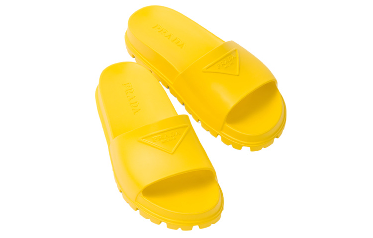 Prada Rubber Slide 'Yellow' 圖 4