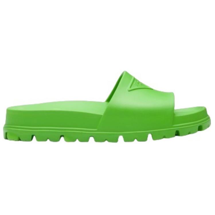 Prada Rubber Slides Apple Green 圖 2